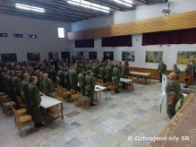 Slávnostný nástup Základne výcviku a mobilizačného doplňovania