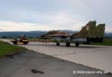 MiG-29 na cestch