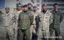 Slávnostný nástup prichádzajúcich jednotiek z plnenia úloh UNFICYP