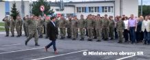 Slávnostný nástup k 73. výročiu Slovenského národného povstania a k 25. výročiu prijatia Ústavy Slovenskej republiky