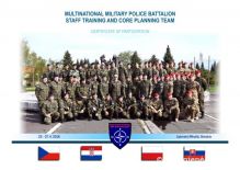 Mnohonárodný prápor vojenskej polície NATO splnil hlavnú úlohu štábneho cvičenia
