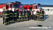 Vojenskí hasiči VzS OS SR cvičili na Lešti