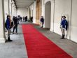 Čestná stráž OSSR privítala nemeckú kancelárku