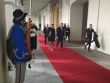 Čestná stráž OSSR privítala nemeckú kancelárku