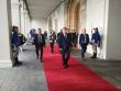 Čestná stráž OSSR privítala nemeckú kancelárku