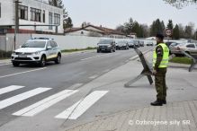 Policajné zabezpečenie návštevy ministra obrany SR v Sliači a vo Zvolene