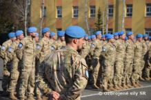 Rozlúčka s vojakmi odchádzajúcimi plniť úlohy do operácie UNFICYP