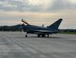 Lietadl Eurofighter Typhoon na leteckej zkladni Kuchya