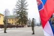 Slávnostný nástup pri príležitosti výmeny veliteľa 103. práporu RCHBO