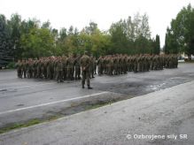 Slávnostný nástup bvrps Zvolen