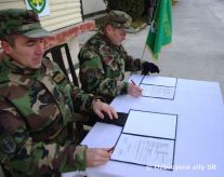 Rozlka s veliteom enijnho prporu Sere