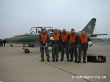 Odlet lietadiel VzS OS SR na cvičenie SERPENTEX 11-1