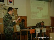 Nasadenie raketometnho oddielu na rieenie mimoriadnej situcie v okrese Roava