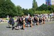 Príslušníci čestnej stráže vyčarili úsmev na tvárach detí