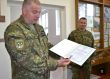 Rozlúčka s odchádzajúcim veliacim poddôstojníkom topoľčianskej brigády