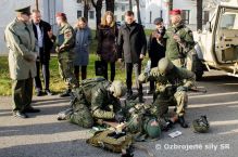 Fotoreport: Štátni tajomníci ministerstiev obrany ČR a SR navštívili slovenskú jednotku SOF