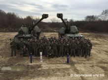 Intenzívny výcvik čiat 2. palebnej batérie