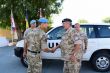 Nelnk generlneho tbu na inpekcii slovenskch vojakov opercie UNFICYP 7