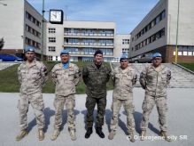 Policajné zabezpečenie slávnostného privítania jednotky UNFICYP