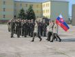 Slávnostný nástup pri príležitosti začatia cvičenia aktívnych záloh