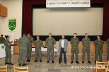 Slávnostný nástup Základne výcviku a mobilizačného doplňovania pri príležitosti