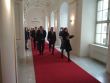 Čestná stráž privítala predsedu Poslaneckej snemovne Parlamentu ČR