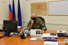 Riaditeľ Vojenskej polície pozdravil príslušníkov Vojenskej polície, ktorí budú tráviť sviatky v službe v zahraničných operáciách