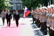 Privítanie ministrov obrán Grécka, Bulharska a Švédska jednotkami VePBA