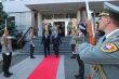 Privítanie ministrov obrán Grécka, Bulharska a Švédska jednotkami VePBA